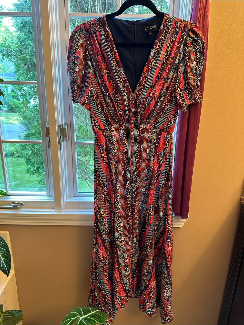 SALONI Patterned Lea Dress